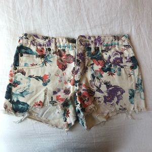 Free people flower shorts